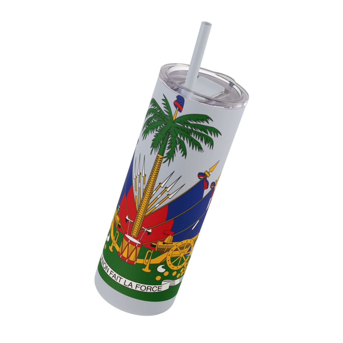 Haitian Flag Collection – Tumbler, T-Shirt & Phone Case with Coat of Arms