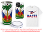 Haitian Flag Collection – Tumbler, T-Shirt & Phone Case with Coat of Arms