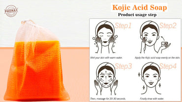 KOJIC ACID SOAP – Brightening Bar for Dark Spots. (Pack of 2)