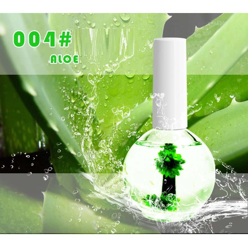 Nail Beauty Dried Flowers Nutrition Nail Treatment Oil Anti-agnail Nail Edge Moisturizing Nail Base Coat Natural Phonax Services